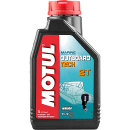 Масло моторное полусинт Motul Outboard Tech 2T 1л (102789)